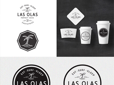 Las Olas Logo Design